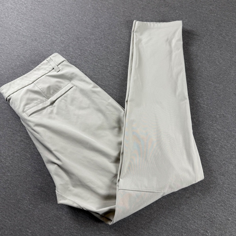 Lululemon Commission Pant Slim Mens 32x31 Light Khaki Stone Tech Chino Trousers